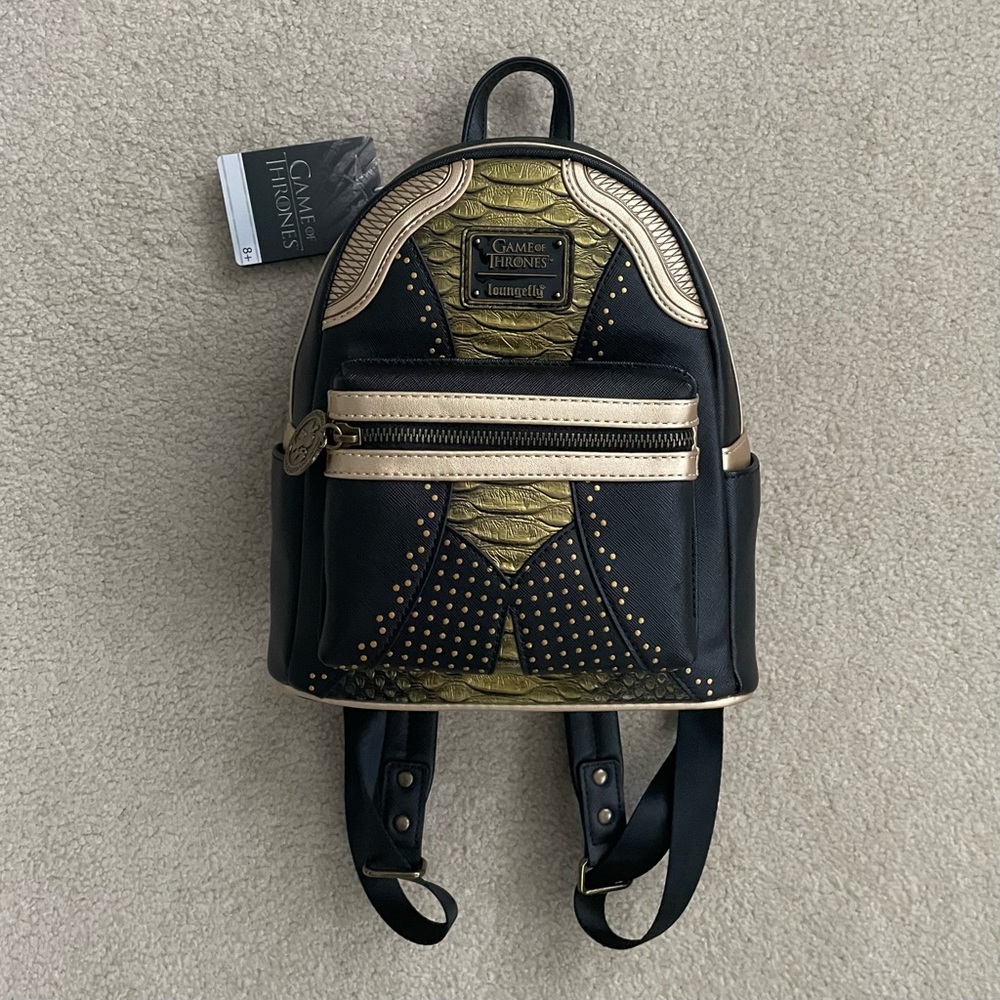 Loungefly Game of Thrones Queen Cersei Lannister Cosplay Mini Backpack - Picture 3 of 16